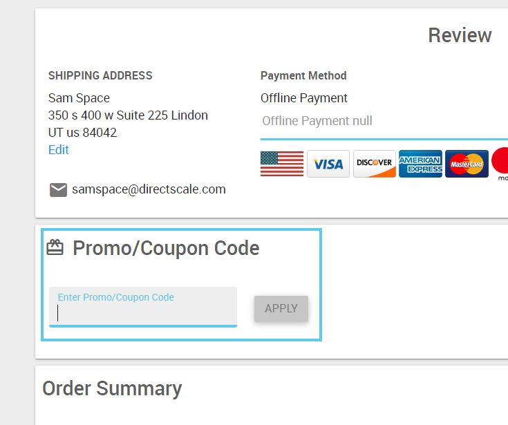 Allowing Coupons to be Applied in the Legacy Shop Help Center